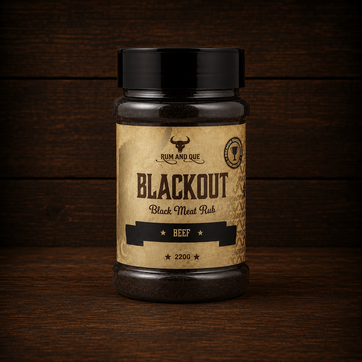 Rum and Que - Black Out BBQ Rub (220 g)